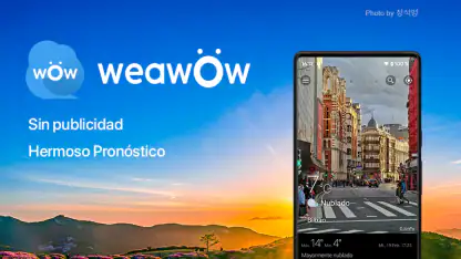 Tiempo y widget - Weawow