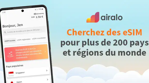 Airalo : eSIM de voyage