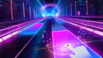 Beat Notes Cyber Music Game