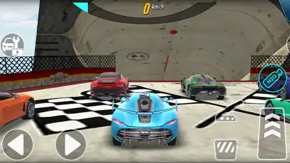 Big Ramp Jump - Super Car Race