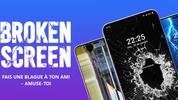 Broken Screen: Magic Wallpaper