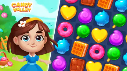 Candy Valley - Match 3 Puzzle