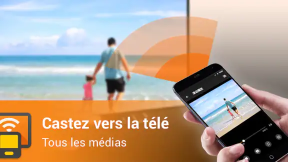 Caster Écran TV - Lecteur DLNA