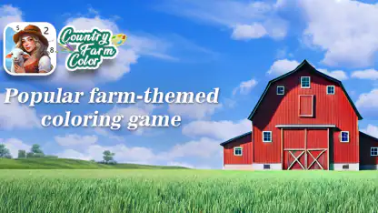 Country Farm Coloring Book