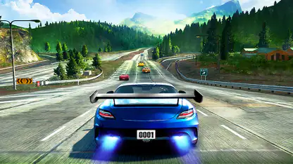 Course de rue en 3D