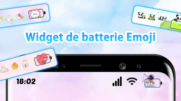 Émoji Batterie - Barre d'état