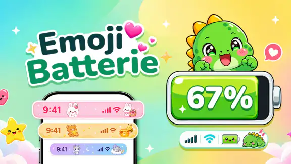 Emoji Battery: Status Bar Icon