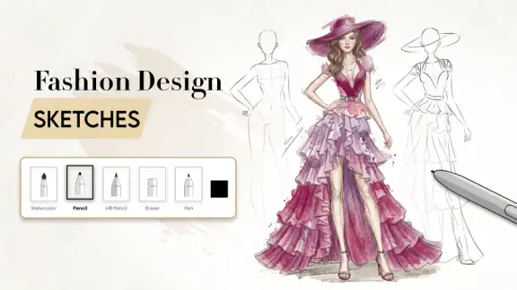 Fashion Design Clothes: Sketch