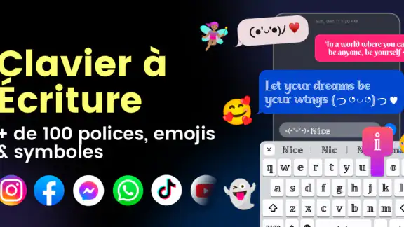 Fonts: Clavier à Écriture