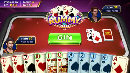Gin Rami - Jeu de cartes