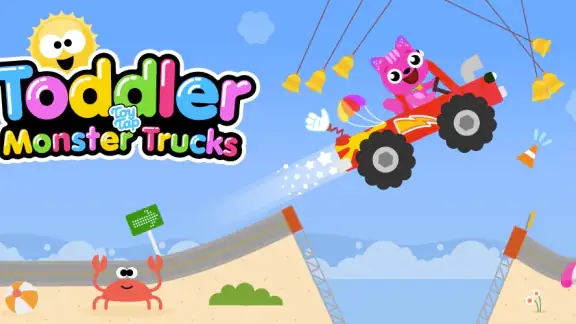 Kids Monster Truck Games 2+