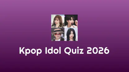 Kpop Idol Quiz 2026