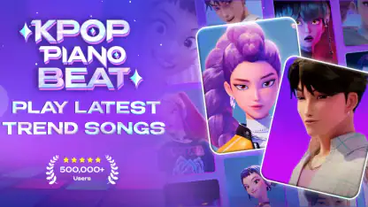 Kpop Tiles : Piano Rythme Jeu