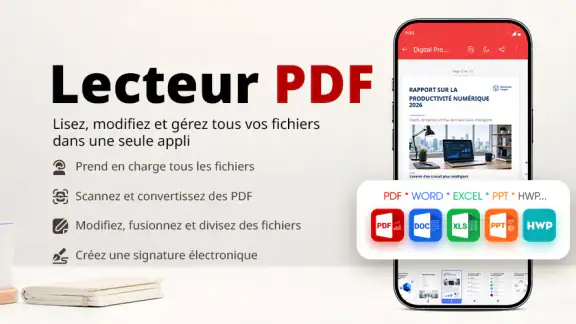 Lecteur PDF - PDF, DOCX, XLSX