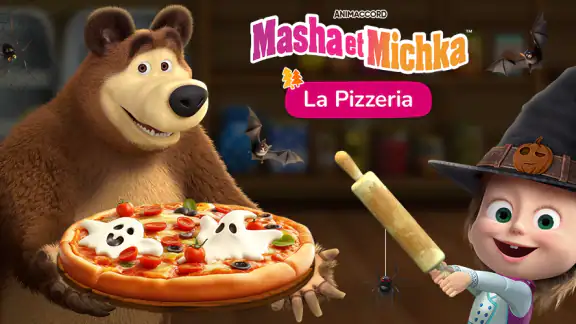 Masha et Michka: La Pizzeria !