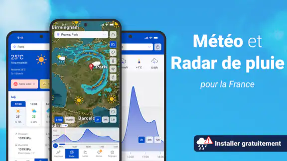 Météo en direct - Radar Pluie