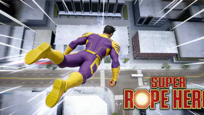 Super Rope Hero: Crime City