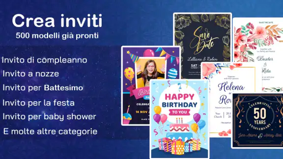 Crea Inviti Compleanno, festa