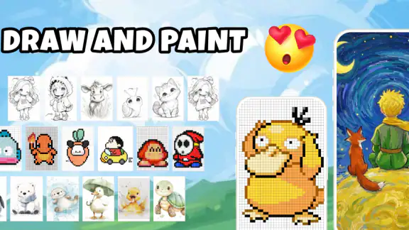 Draw & Paint - Classic & Pixel
