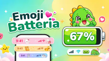 Emoji Battery: Status Bar Icon