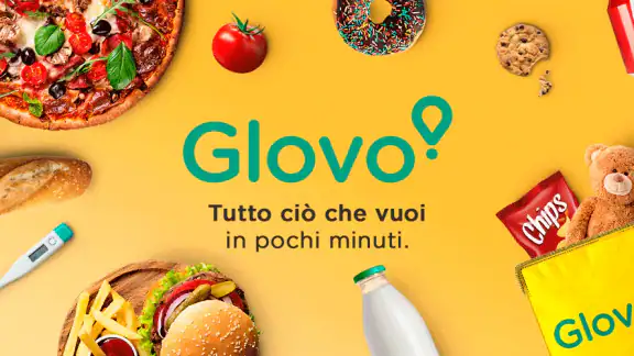 Glovo Cibo a domicilio e altro