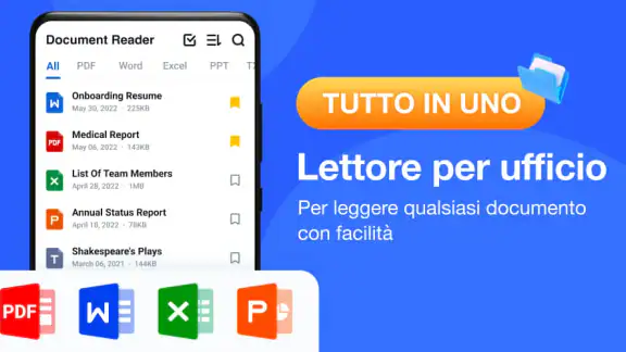 Lettore di documenti: PDF, PPT