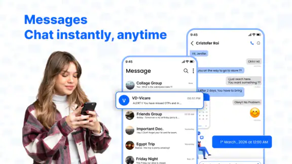 Messenger: SMS Home Launcher