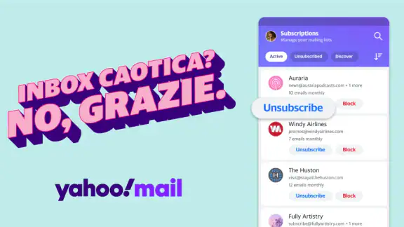 Tutto in ordine con Yahoo Mail