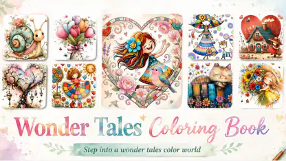Wonder Tales Coloring Book