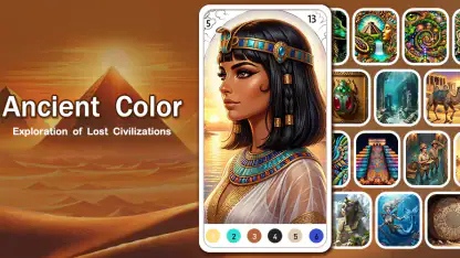 Ancient Color By Number Game