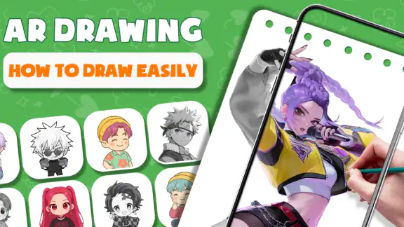 AR描画：アニメの描き方を学ぶ