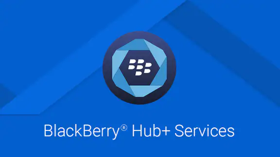 " BlackBerry Hub+サービス"