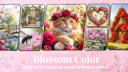 Blossom Color By Number