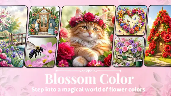 Blossom Color By Number