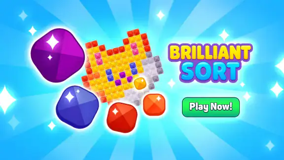 Brilliant Sort: ダイヤモンドパズル