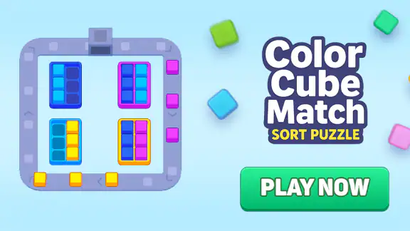 Color Cube Match:ソートパズル