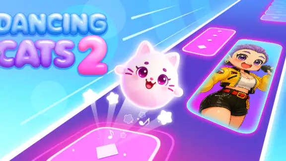 Dancing Cats 2: ネコのピアノタイル