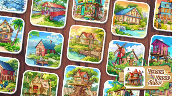 Dream Home Coloring book