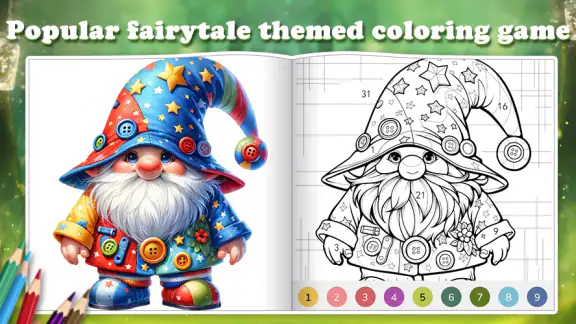Fairytale Color – 数字で塗るゲーム。