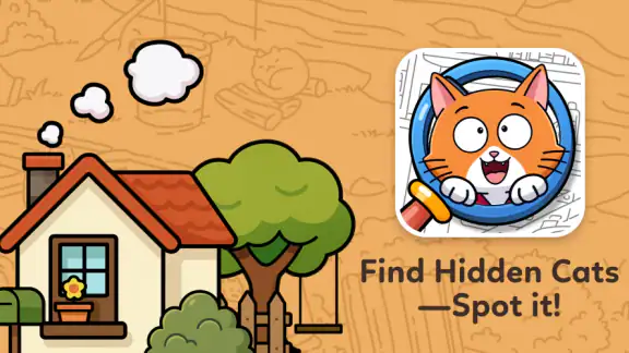 Find Hidden Cats- Spot it!