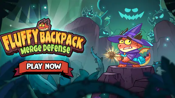 Fluffy Backpack: Merge Defense