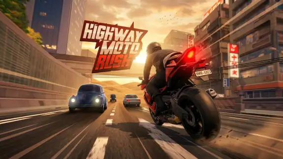 Highway Moto Rush: Traffic