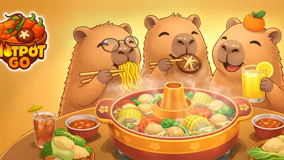 Hotpot Go: リラックスできる食べ物の分類ゲーム