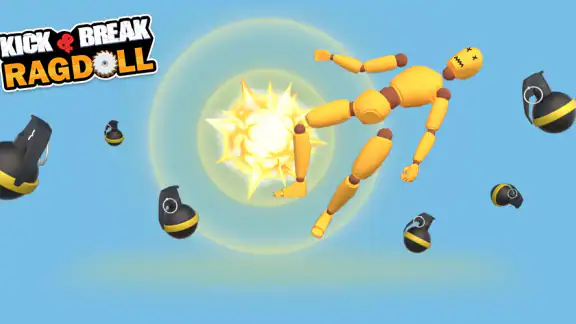 Kick & Break The Ragdoll Games