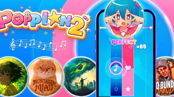 Kpop Tiles: ピアノリズムゲーム