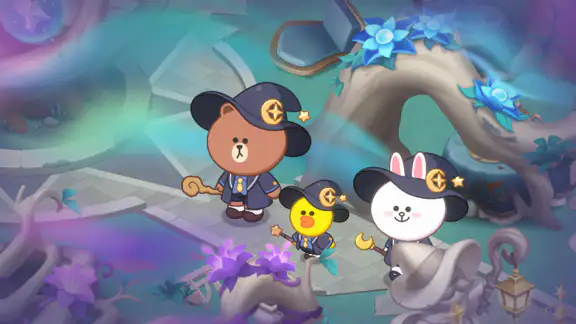 LINE マジマジ：爽快魔法マージパズル