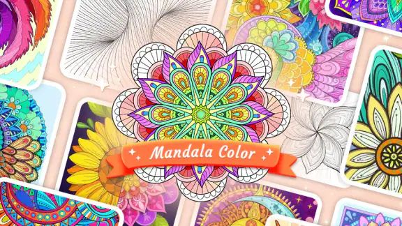 Mandala Color by Number Book