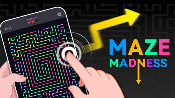 Maze Madness - 脳トレパズル