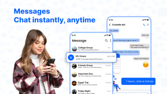Messenger: SMS Home Launcher