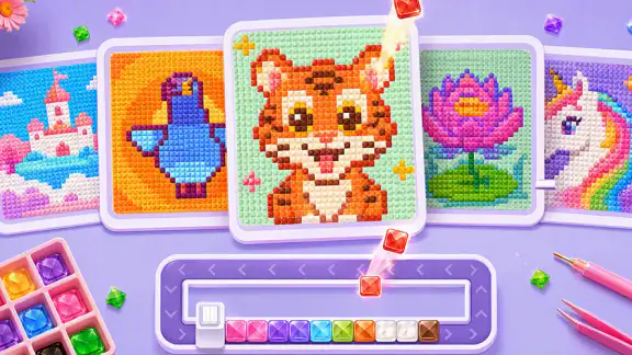 Pixel Gem Loop: ドット絵ジュエル